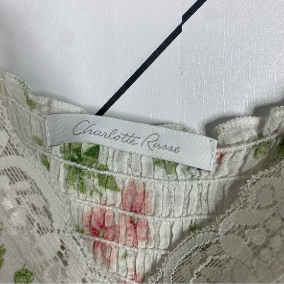 Vintage Charlotte Russe Floral Baby Doll Dress - Picture 3 of 7